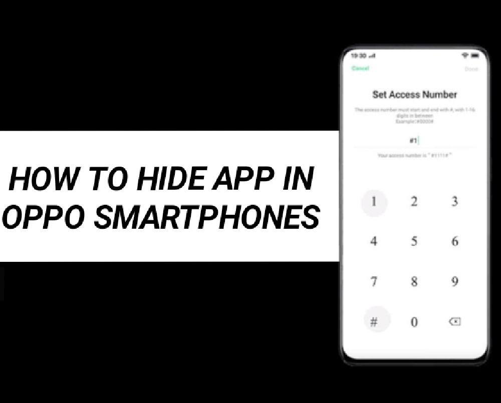 how to hide apps in oppo