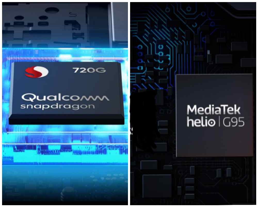 mediatek helio g95 vs snapdragon 720g