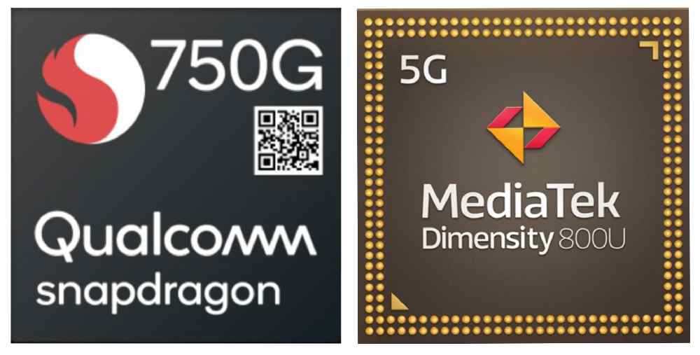 Dimensity 800U VS Snapdragon 750G